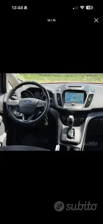 Usata Ford C-MAX 120 CV (88 kW) 2019 Rosso Monovolume
