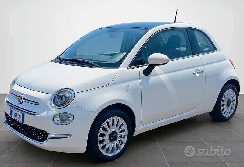 Bianco Usata 2015 Fiat 500 Lounge Tre volumi | 7700 € (Buon prezzo) - Immagine 1/4
