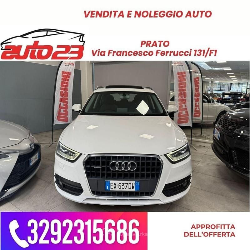 Usata Audi Q3 Advanced Plus 140 CV (102 kW) 2014 Bianco SUV