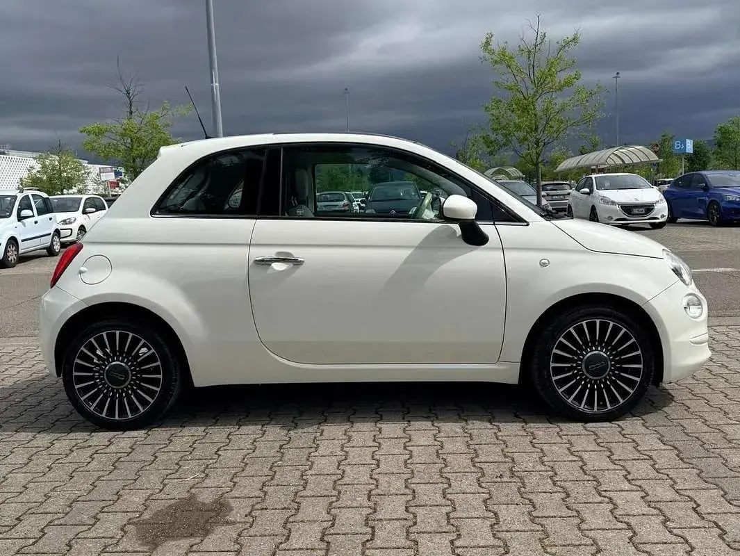 Usata Fiat 500 Lounge 69 CV (50 kW) 2018 Bianco Utilitaria