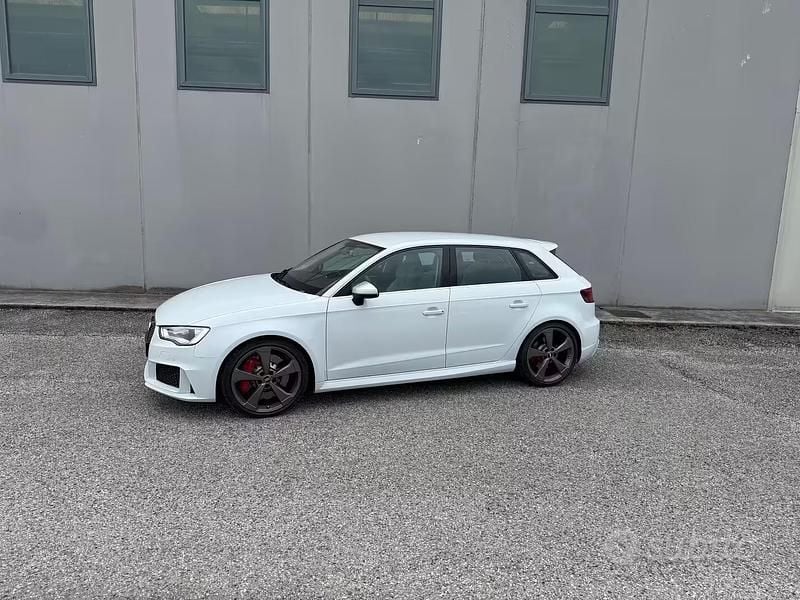 Usata Audi RS3 367 CV (269 kW) 2016 Bianco Berlina