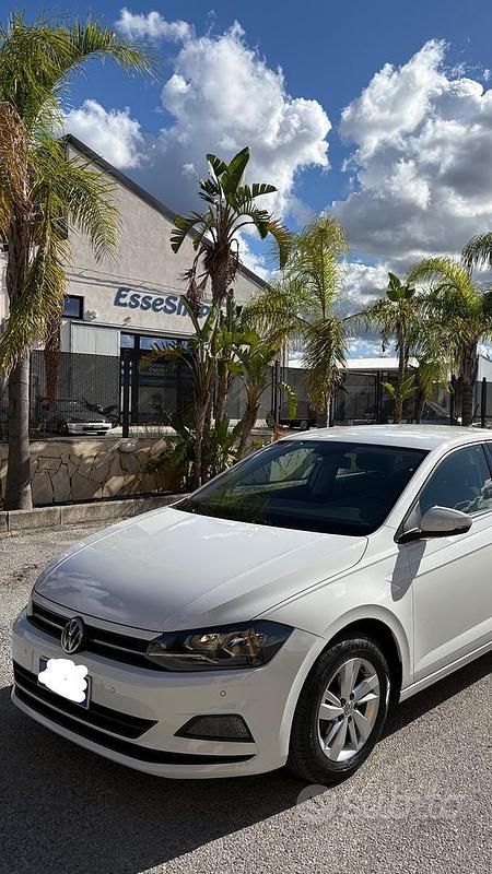 Usata VW Polo 95 CV (69 kW) 2019 Bianco Berlina