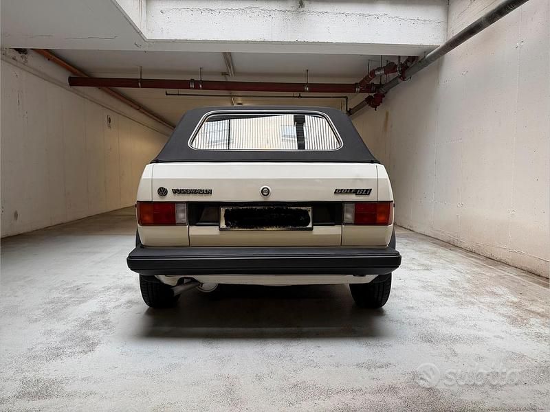 Usata VW Golf Cabriolet 110 CV (80 kW) 1981 Bianco Cabrio