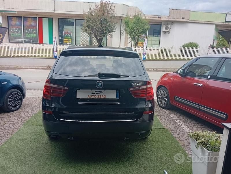 Usata BMW X3 184 CV (135 kW) 2012 Nero SUV