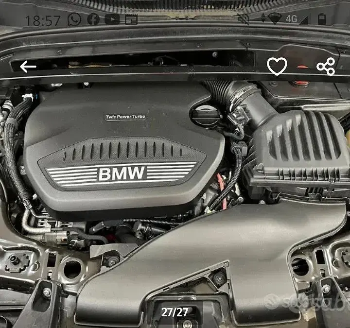 Usata BMW X2 150 CV (110 kW) 2019 Nero SUV