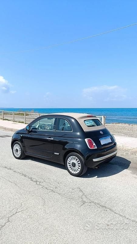 Usata Fiat 500 69 CV (50 kW) 2013 Nero Cabrio