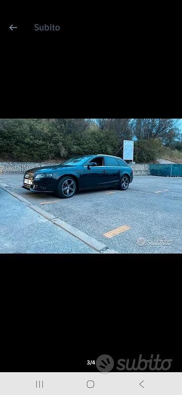 Usata Audi A4 143 CV (105 kW) 2012 Nero Station wagon