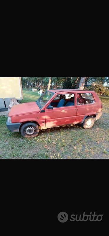 Usata Fiat Panda 1987 Rosso Utilitaria