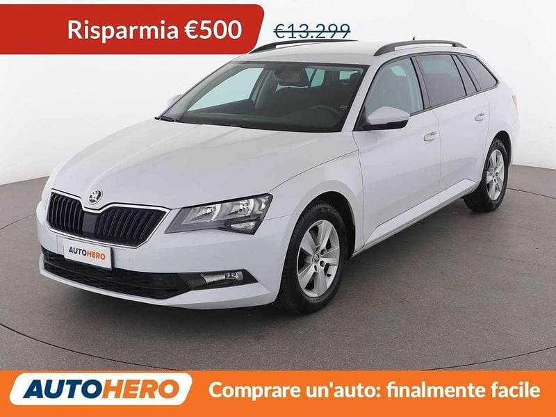 Bianco Usata 2016 Skoda Superb Active Station wagon | 12.799 € (Buon prezzo) - Immagine 1/4