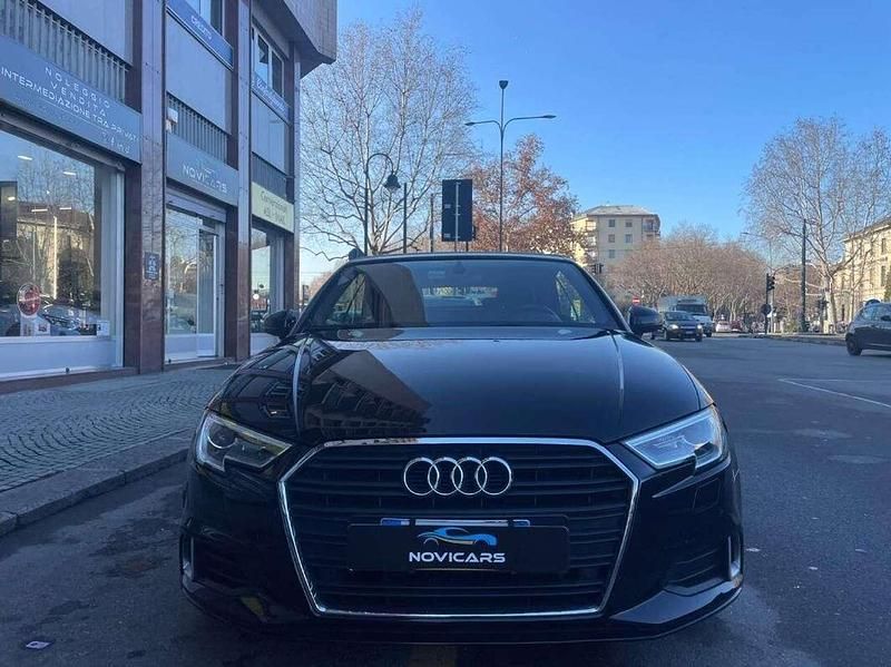 Usata Audi A3 Cabriolet Sport 150 CV (110 kW) 2018 Nero Cabrio