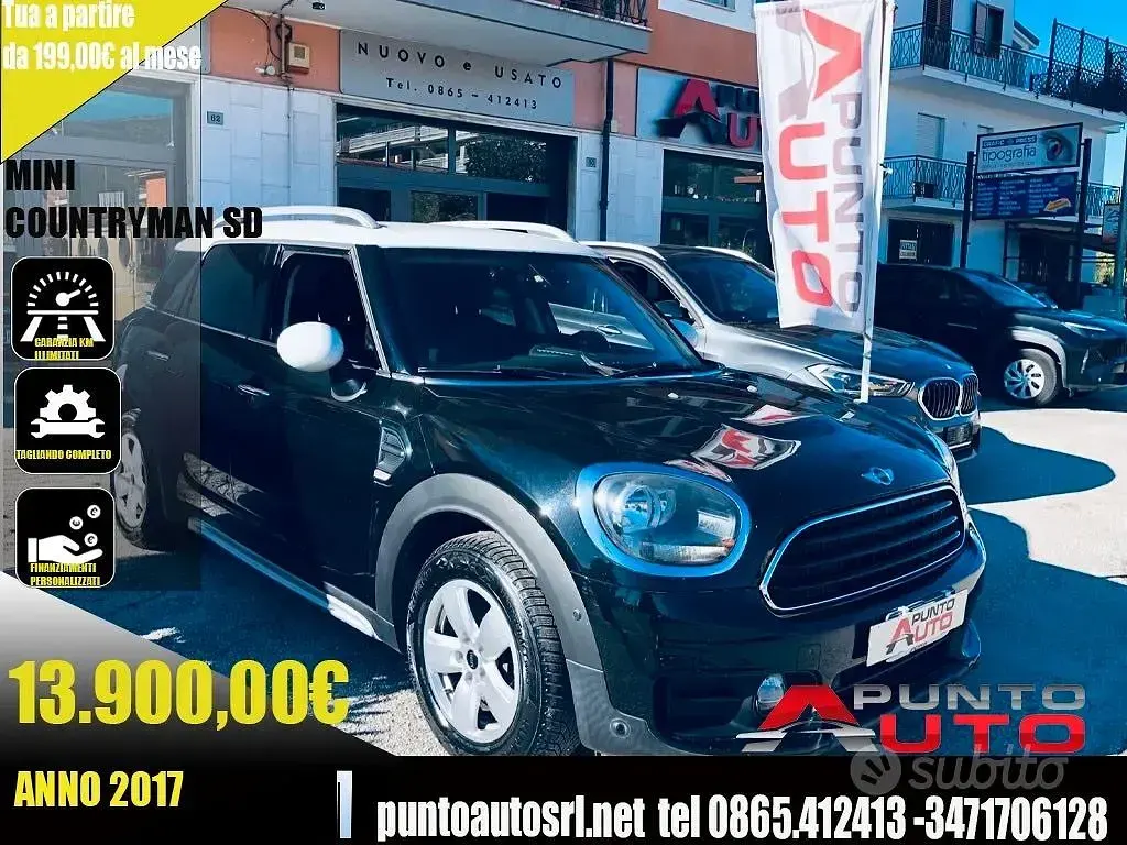 Usata Mini Cooper SD Countryman 150 CV (110 kW) 2017 Nero SUV