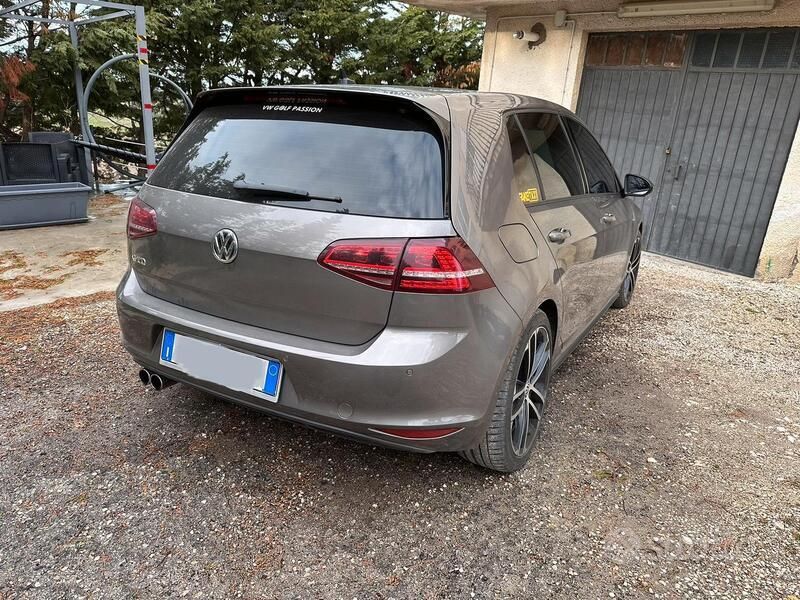 Usata VW Golf VII GTD 184 CV (135 kW) 2015 Grigio Berlina