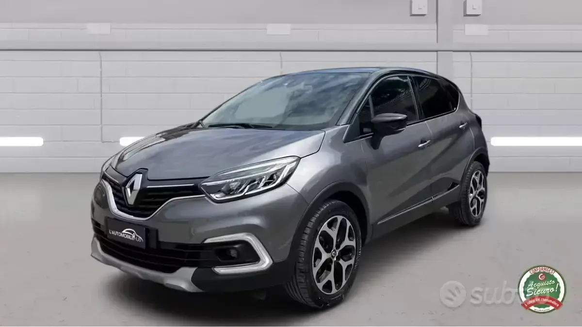 Usata Renault Captur 90 CV (66 kW) 2019 Grigio SUV