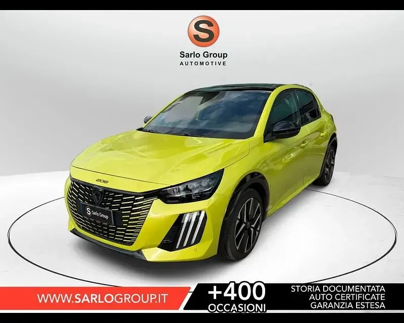 Usata Peugeot 208 GT 101 CV (74 kW) 2024 Giallo Utilitaria