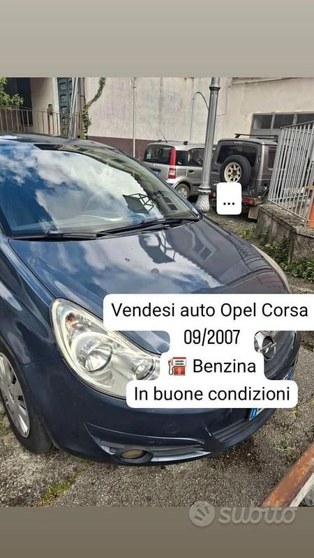 Usata Opel Corsa Club 80 CV (58 kW) 2007 Blu Utilitaria
