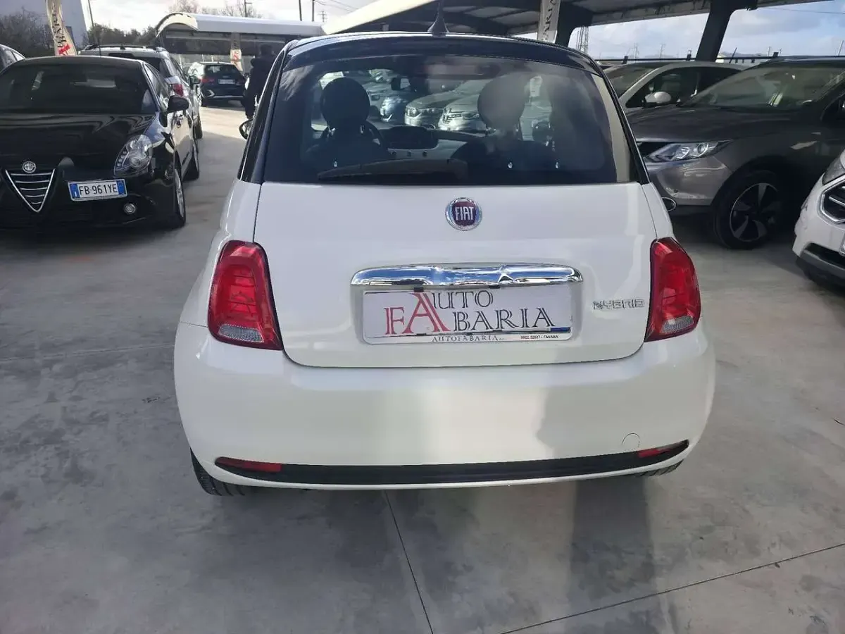 Usata Fiat 500 Star 69 CV (50 kW) 2022 Bianco tetto nero Utilitaria