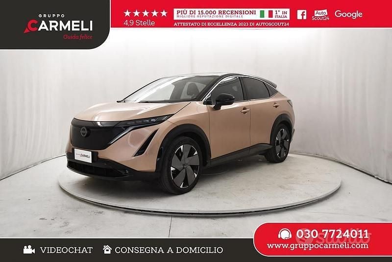 Usata Nissan Ariya Advance 160 kW (218 CV) 2024 Giallo SUV