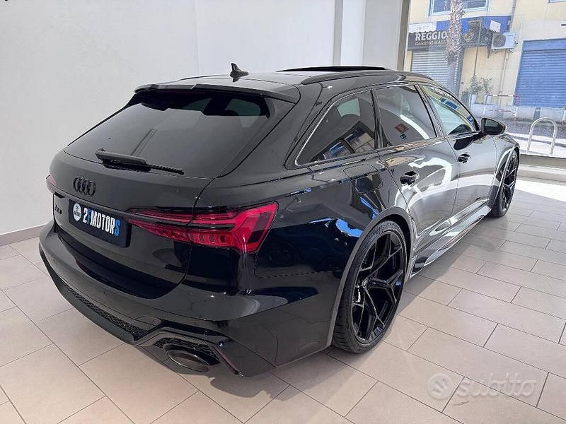 Usata Audi RS6 Performance 630 CV (463 kW) 2025 Nero Station wagon