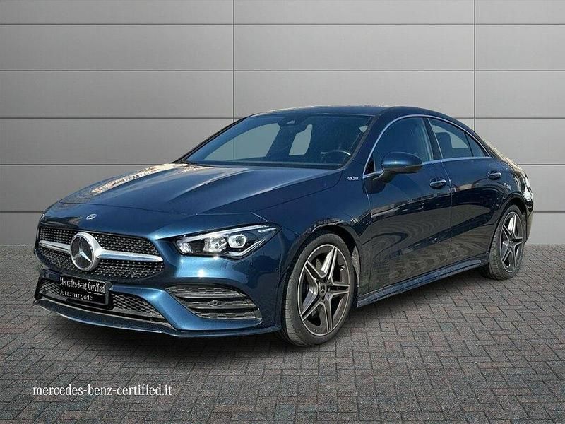 Usata Mercedes CLA200 Premium 150 CV (110 kW) 2022 Blu denim Coupé