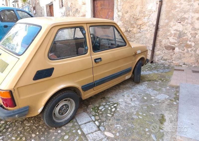 Usata Fiat 126 1970 Giallo Utilitaria