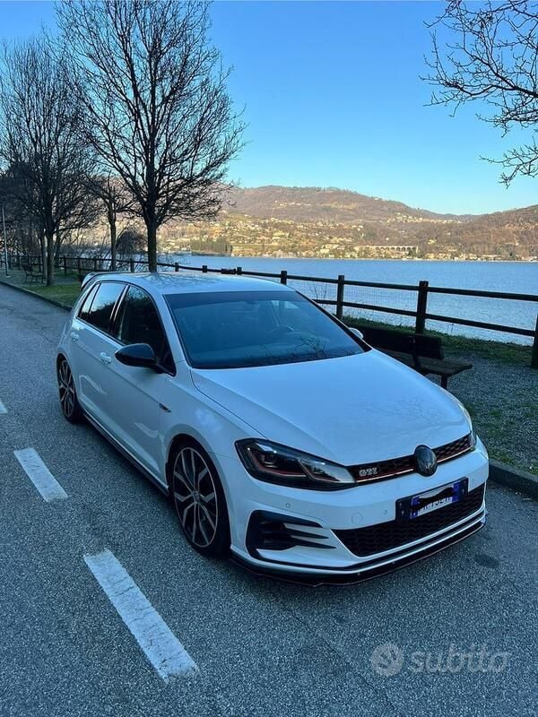 Usata VW Golf VII GTI 245 CV (180 kW) 2018 Bianco Berlina