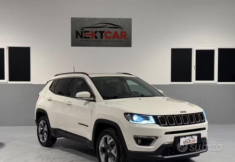 Usata Jeep Compass Limited 140 CV (102 kW) 2018 Bianco SUV