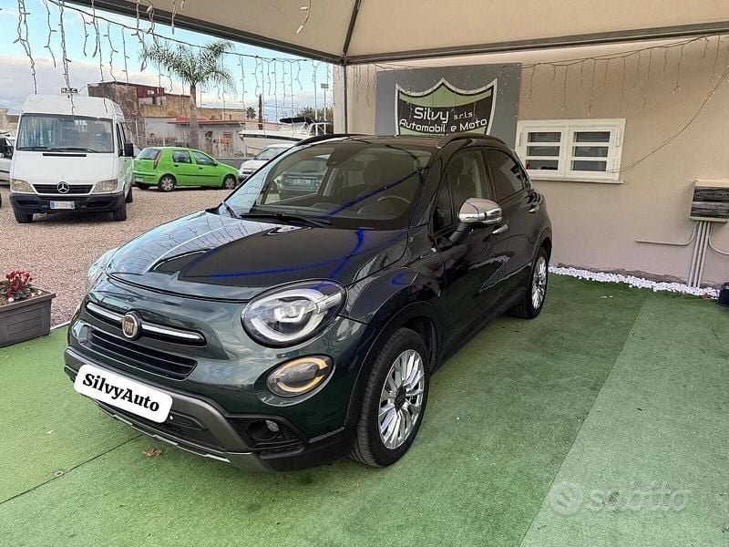 Usata Fiat 500X Cross 120 CV (88 kW) 2019 Verde SUV