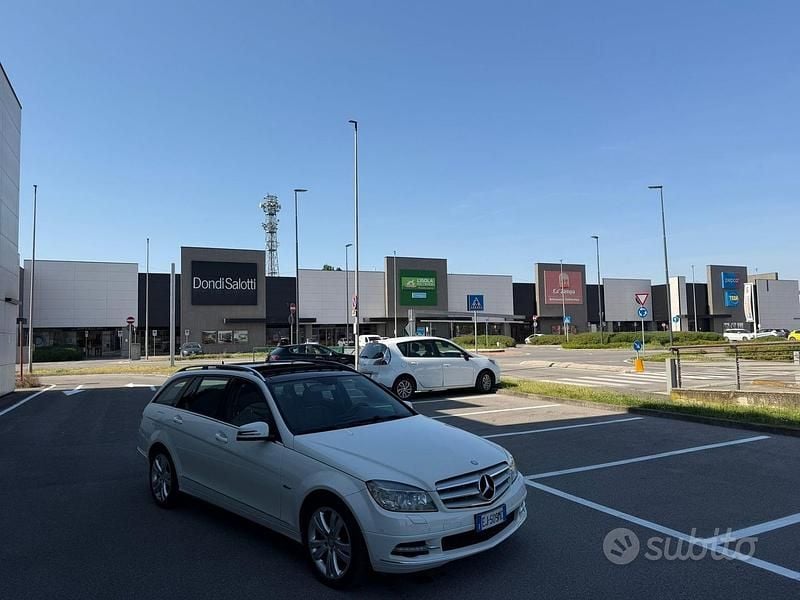 Usata Mercedes C220 Avantgarde 169 CV (124 kW) 2011 Bianco Station wagon