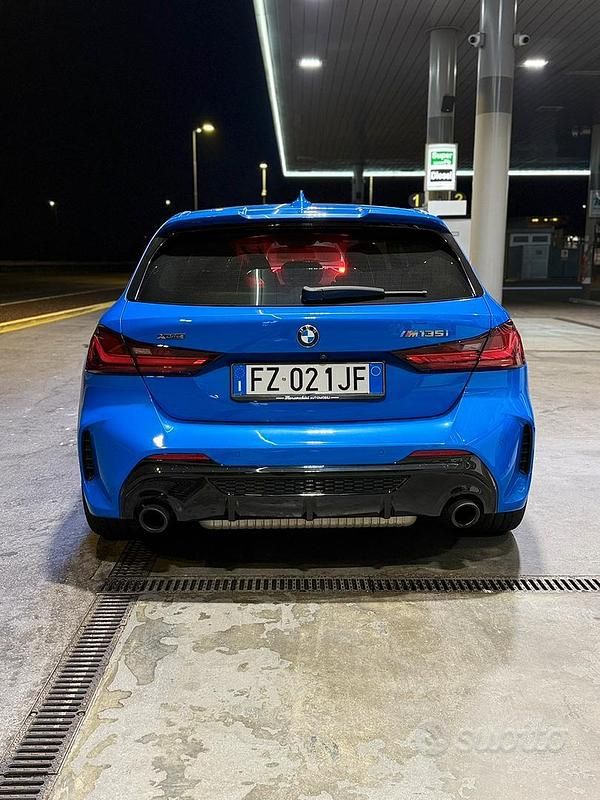 Usata BMW M135 306 CV (225 kW) 2019 Blu Utilitaria