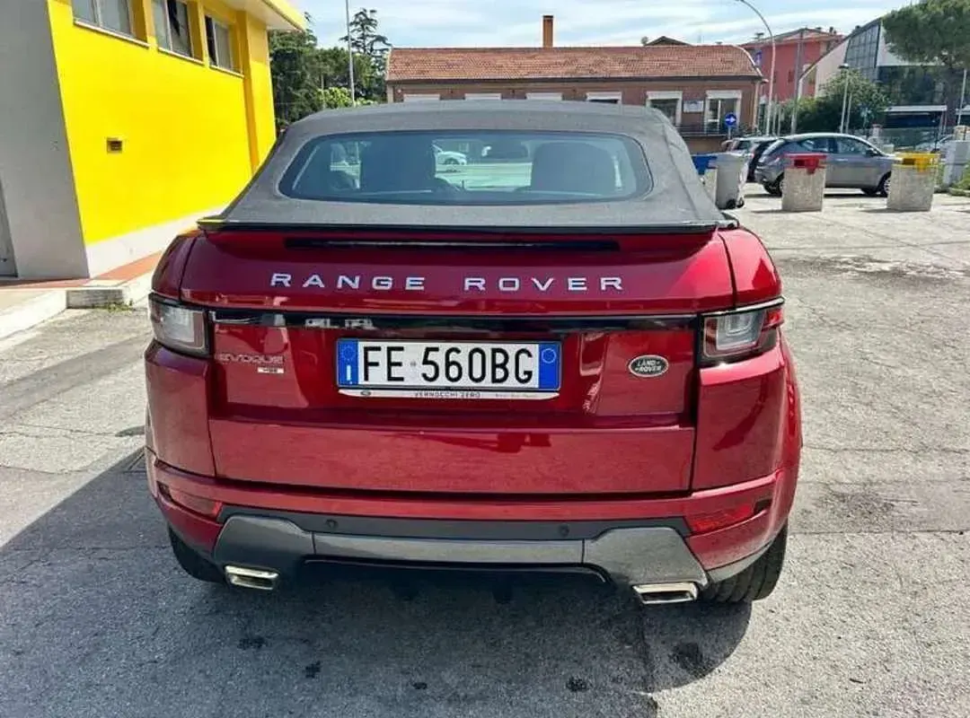 Usata Land Rover Range Rover evoque HSE Dynamic 179 CV (131 kW) 2016 Rosso Cabrio