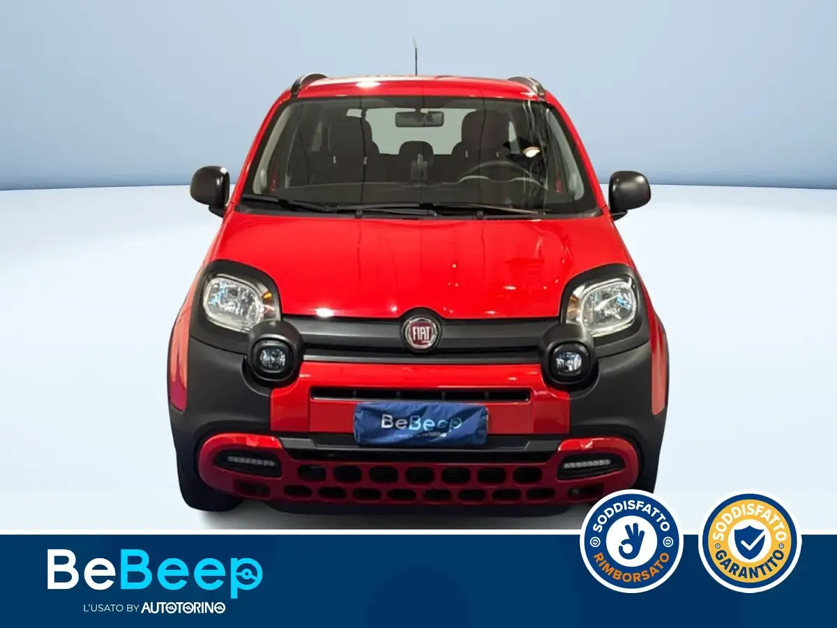 Usata Fiat Panda Cross Cross 69 CV (50 kW) 2019 Rosso pastello Utilitaria