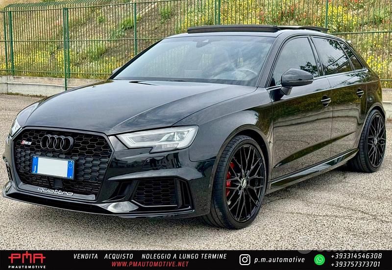 Usata Audi RS3 Ambiente 400 CV (294 kW) 2019 Nero Berlina