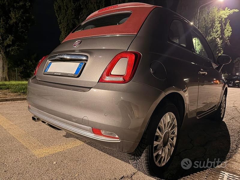 Usata Fiat 500C 69 CV (50 kW) 2019 Grigio Cabrio