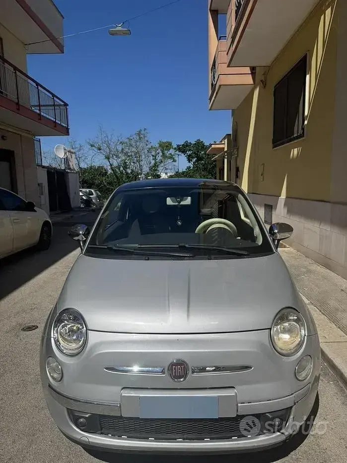 Usata Fiat 500 Pop 69 CV (50 kW) 2011 Grigio Utilitaria