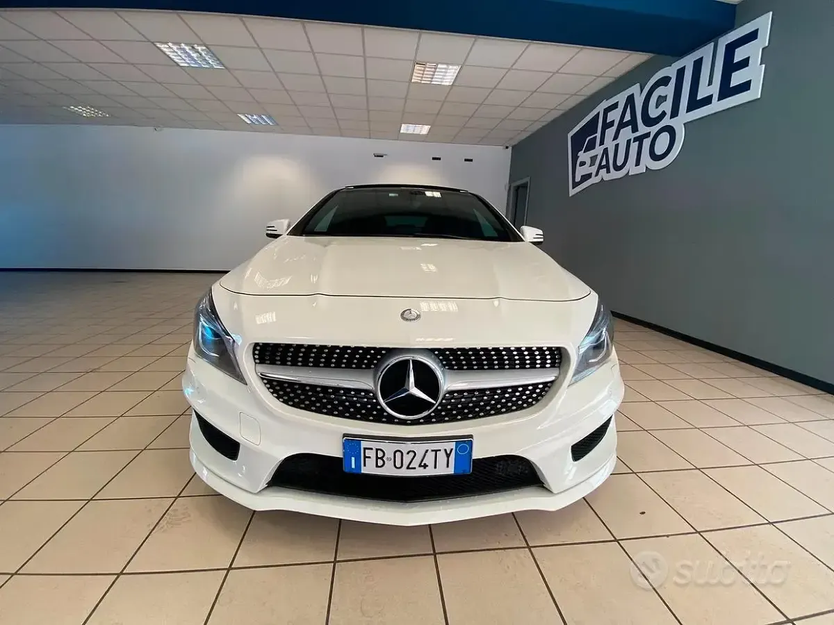 Usata Mercedes CLA200 Premium 177 CV (130 kW) 2016 Bianco Coupé