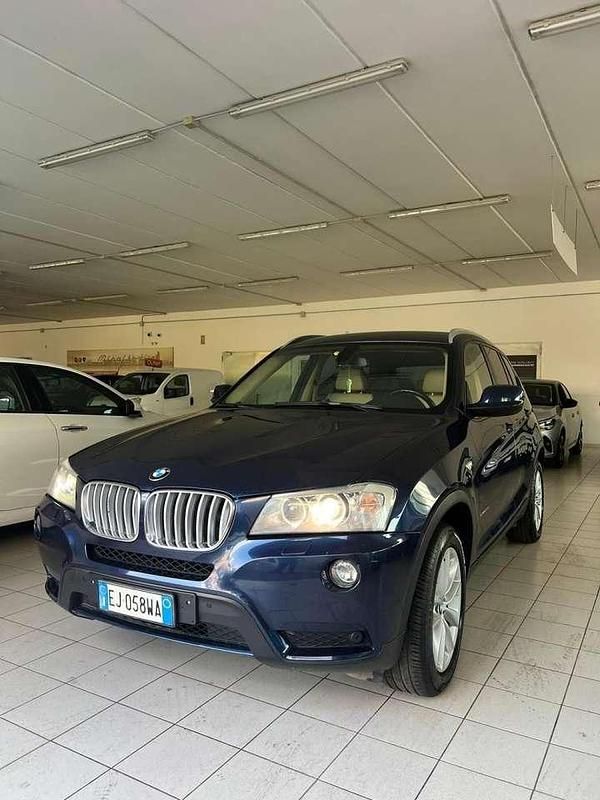 Blu Usata 2011 BMW X3 Efficient Dynamics SUV | 11.800 € (Buon prezzo) - Immagine 1/4