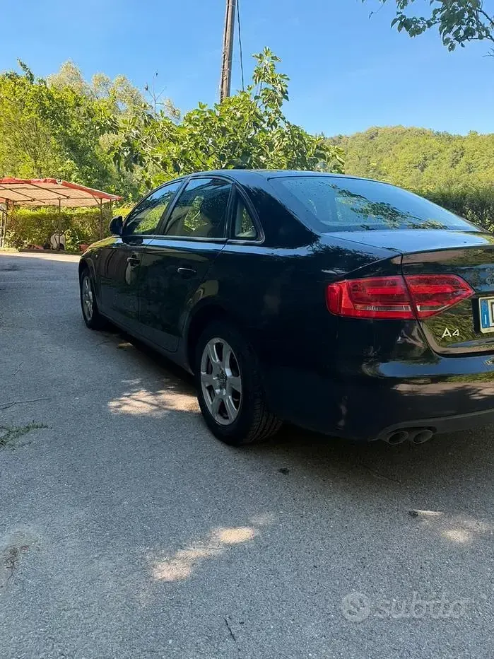 Usata Audi A4 143 CV (105 kW) 2008 Nero Berlina