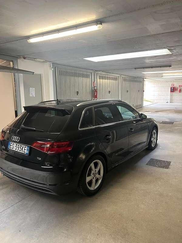Usata Audi A3 Attraction 150 CV (110 kW) 2013 Nero Berlina