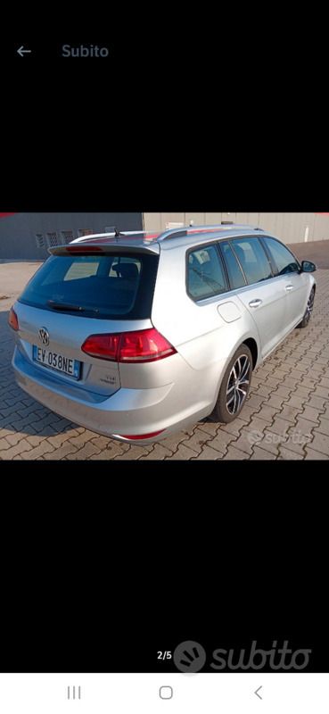 Usata VW Golf VII 110 CV (80 kW) 2014 Station wagon