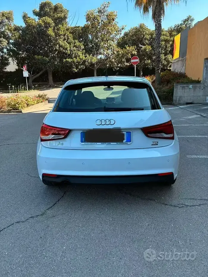 Usata Audi A1 90 CV (66 kW) 2016 Bianco Utilitaria