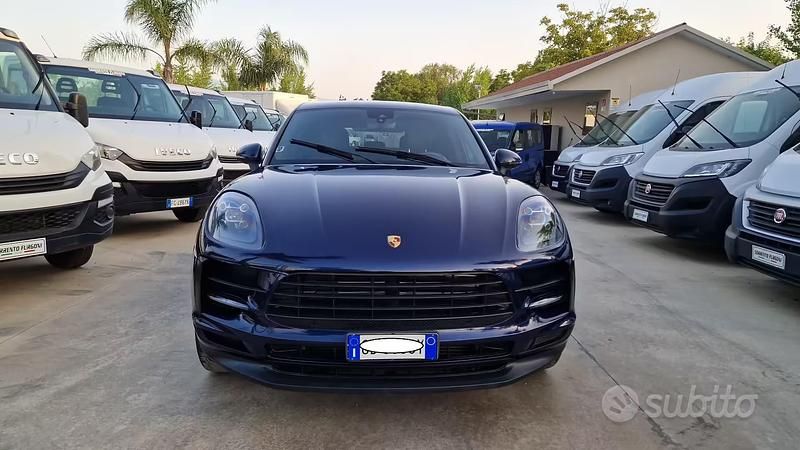 Usata Porsche Macan 245 CV (180 kW) 2020 Blu SUV