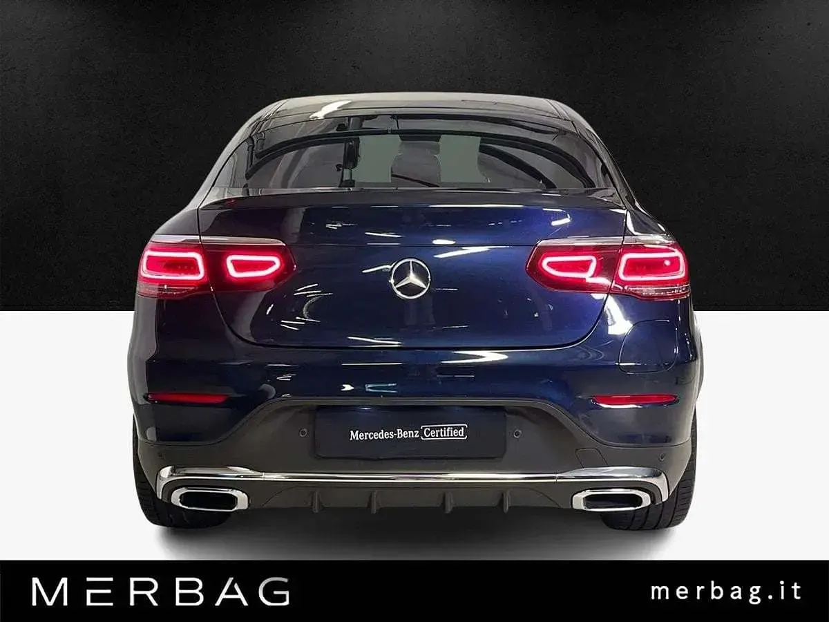 Usata Mercedes GLC300e Premium Plus 320 CV (235 kW) 2022 Blu SUV