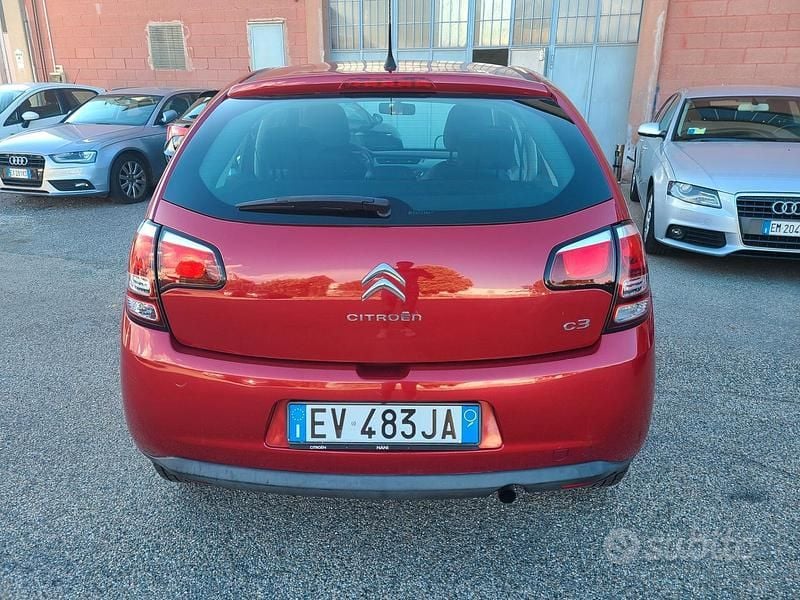 Usata Citroën C3 82 CV (60 kW) 2014 Rosso Utilitaria