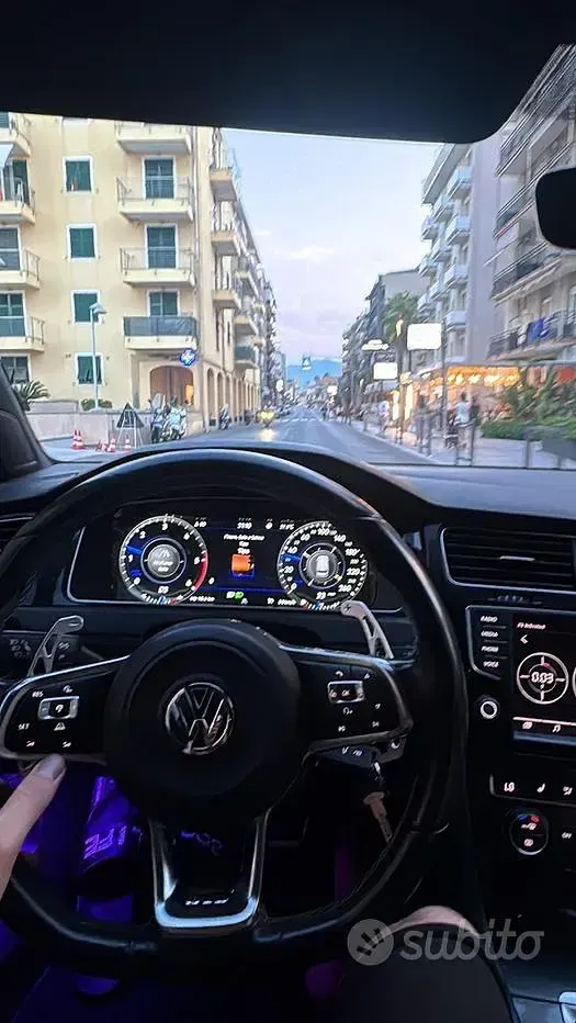 Usata VW Golf VII GTD 184 CV (135 kW) 2017 Nero Berlina