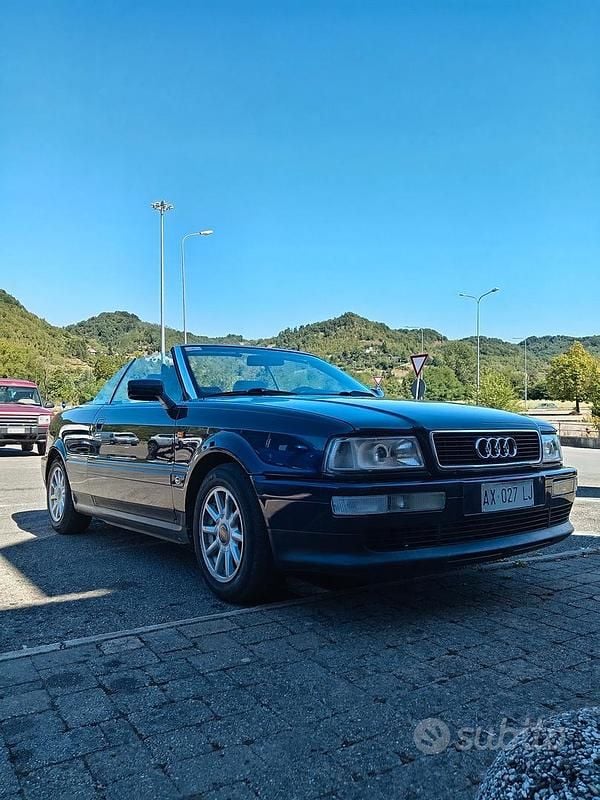 Usata Audi 80 116 CV (85 kW) 1996 Blu Cabrio