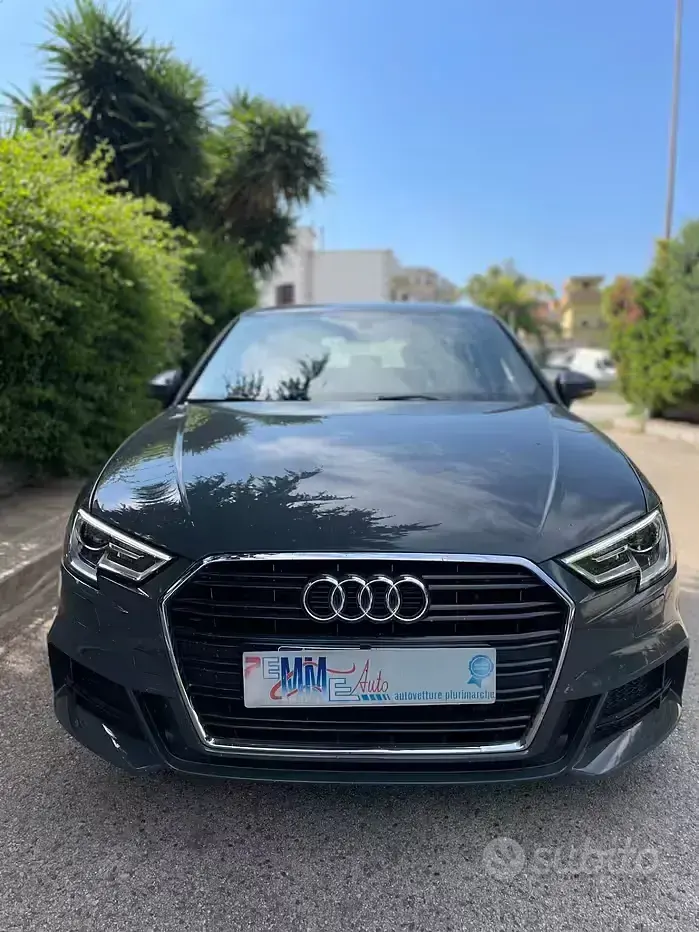 Usata Audi A3 Sport 116 CV (85 kW) 2018 Grigio Berlina