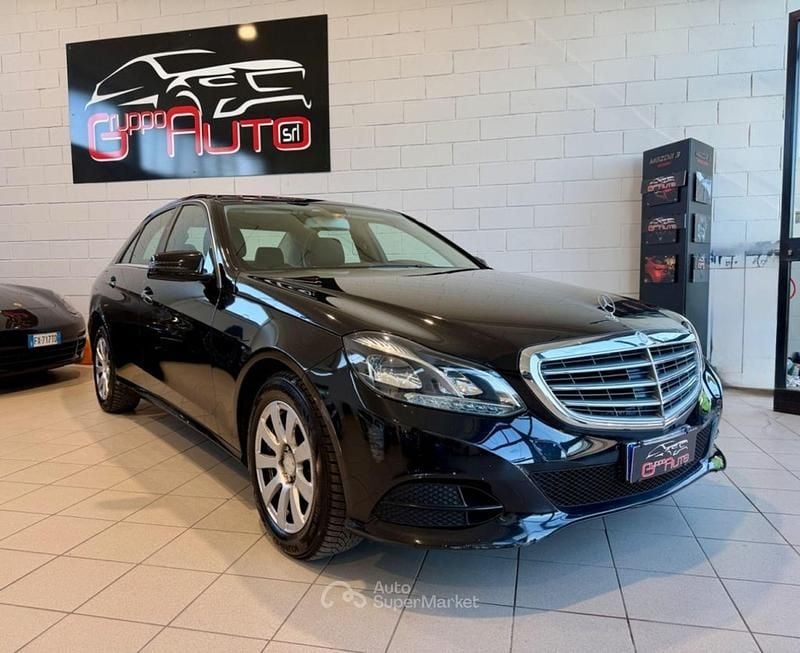 Usata Mercedes E200 Executive 136 CV (100 kW) 2013 Nero Berlina
