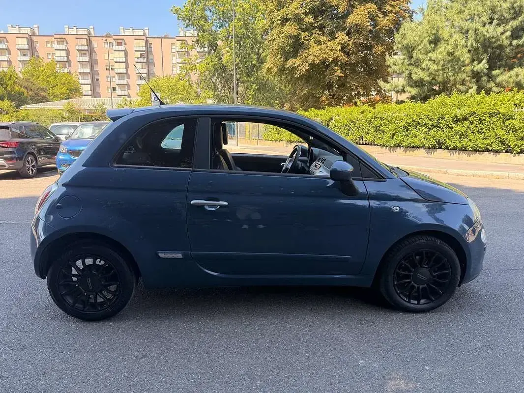 Usata Fiat 500 86 CV (63 kW) 2011 Blu/azzurro Utilitaria