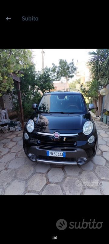 Nero Usata 2015 Fiat 500L Trekking Monovolume | 8500 € (Buon prezzo) - Immagine 1/4