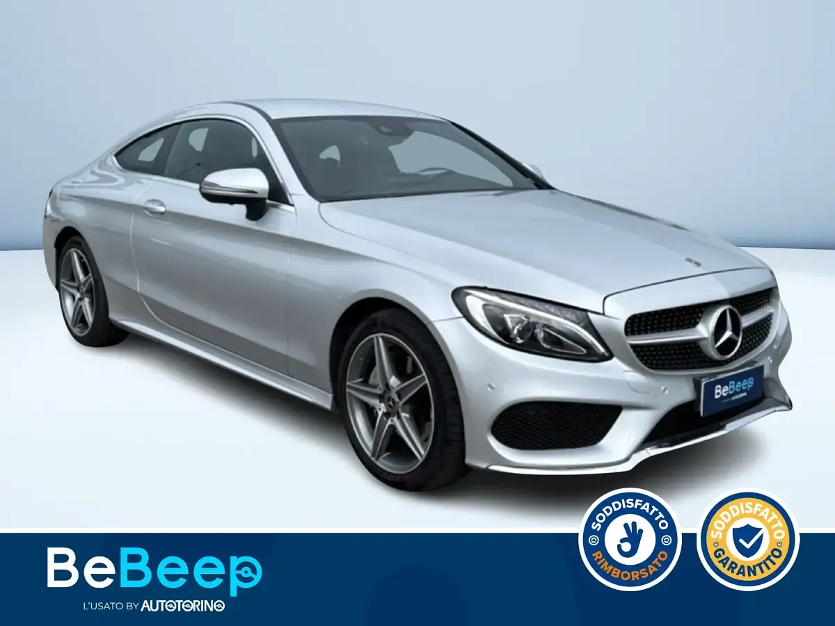 Usata Mercedes 220 Premium 170 CV (125 kW) 2017 Argento metallizzato Coupé